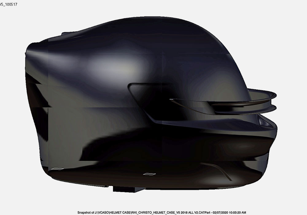 Carbon Fibre Helmet Case CNC Pattern Making - Allwick Patterns Ltd